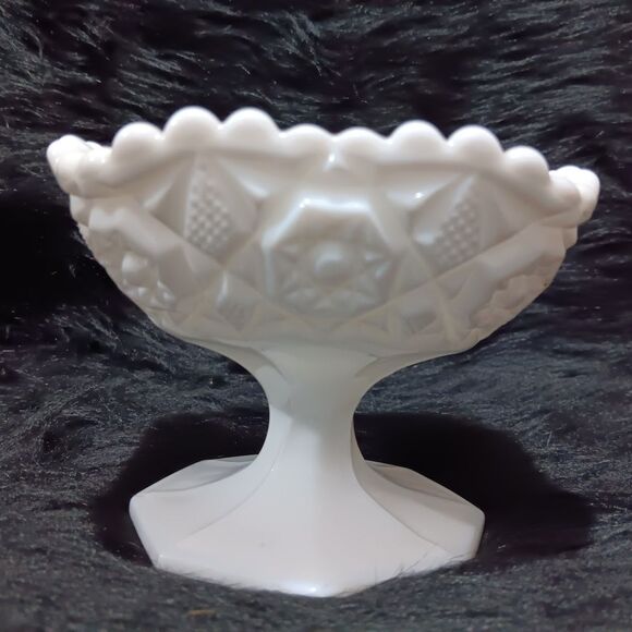 Other - Milk Glass Footed Nut/candy dish